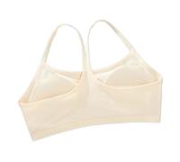 ZEPFJHE Tops De Tube Jeune Fille Soutien-Gorge Camisole Youth avec Poitrine Insert Non Glisser pour Les Filles Actives Âgées 6 À 12 Ans