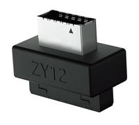 ZEPFJHE Transfert rapide de 5 Gbit/s USB 3.0 vers adaptateurs de type E pour cartes mères 19 broches et 20 broches Installation simple sans outils nécessaires Ordinateur économiseur d'espace