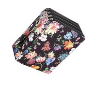 ZEPFJHE Trousse à crayons de couleur à 168 emplacements avec poignée portable pour étudiants et enfants, fleurs