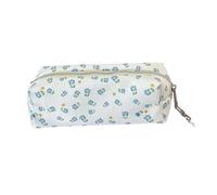 ZEPFJHE Trousse à crayons pratique avec nœuds - Grande capacité - Trousse de maquillage - Organisateurs esthétiques - Grande capacité - Pochette de maquillage, Little Blue