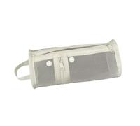 ZEPFJHE Trousse à crayons simple transparente de grande capacité - Trousse cylindrique pour l'école - Grande capacité, beige