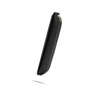 ZEPFJHE Trousse à stylos réglable avec bandes élastiques réglables - Pochette de rangement en cuir pour carnet de notes à couverture rigide, Noir