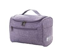 ZEPFJHE Trousse de maquillage multi-usage portable avec fermeture éclair - Grande capacité - Trousse de maquillage - Trousse de toilette, violet