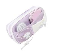 ZEPFJHE Trousse Polyes de grande capacité 8 compartiments pour stylos, trousse à crayons multicouche pour étudiants, adolescents, adultes, organiseur de crayons robuste pour le travail et les études