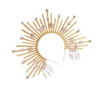 ZEPFJHE Unique Designs - Coiffe de déesse robuste pour mariages et spectacles - Coiffe vierge