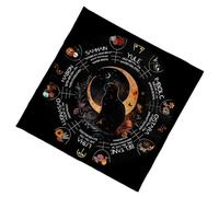 ZEPFJHE Velaves Brodés Tissu De Divination Luxueux Tarots Mous Rideaux De Tissu Résistant Lectures Mystiques Fade Tarots Résistants