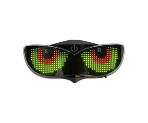 ZEPFJHE Vélo Multi-Motifs Rechargeable par USB, visibilité audacieuse avec Coque ABS et Puissance 600 MAh pour Les balades en soirée et Un Usage Quotidien, Accessoire de Cyclisme Quotidien