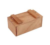 ZEPFJHE Vitrine en Bois compacte polie, Excellente pour présenter de Petits modèles et des Miniatures de Maison, Accessoires de Maison modèle en Bois