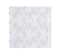 ZEPFJHE Voile de tête Mantilla résistant au soleil en dentelle florale - Voile catholique espagnol pour rassemblement religieux, événement formel, écharpe tendance pour femme, blanc, Taille unique