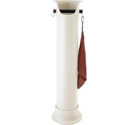 ZephPerton Bac À Marc De Café Expresso, Avec Base Antidérapante Et 2 Crochets, Grande Capacité 18 L, Bac À Marc De Café Sur Pied Pour Usage Professionnel (cuisine, Café, Bar) (beige) Beige