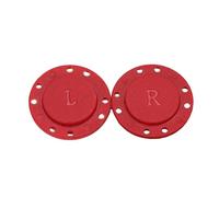 Zephylix 1 paire de boutons-pression magnétiques pour sacs à main, vêtements, sacs de bricolage, couture, rouge, 26 mm