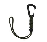 Zephylix Cordon enroulé rétractable, boucle de sac à dos, cordon extensible, laisse de téléphone, porte-clés, mousqueton, crochets de sac, accessoires d'extérieur, vert armée