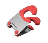 Zephylix Support pour cuillère, casserole, ustensiles de cuisine, support de spatule, support de cuillère pour ustensiles de cuisine, repose-cuillère, accessoires de cuisine, rouge