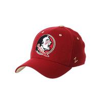 Zephyr ZHATS Stretch Fitted Hat Team Color Bonnet Extensible-Couleur de l'équipe, Florida State Seminoles Cardinal, M Homme
