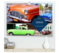 ZEPHYR - Ein britischer Ford in Kuba (hochwertiger Premium Wandkalender 2026 DIN A2 quer), Kunstdruck in Hochglanz: Der britische Oldtimer ZEPHYR in Kuba