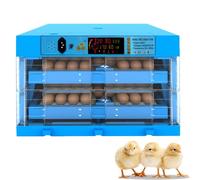 ZephyrGlow Couveuse Oeuf Automatique avec Contrôle de la Température, Retournement Automatique et - Incubateur pour Une Incubation Efficace,128Egg