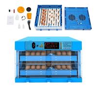 ZephyrGlow Couveuse Oeuf Automatique avec Retournement Automatique et Contrôle de la Température Précise - Incubateur pour Poules, Canards, Oies et Cailles avec Miroeuf Intégré,128Egg