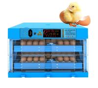 ZephyrGlow Couveuse Oeuf Automatique avec Système d'Auto-Renversement, Contrôle de la Température et - Incubateur pour Une Incubation de Qualité,128Egg
