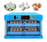 ZephyrGlow Couveuse Oeuf Automatique avec Système d'Auto-Renversement, Contrôle de la Température et - Incubateur pour Une Incubation de Qualité Supérieure,128Egg