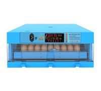 ZephyrGlow Couveuse Oeuf Automatique, Incubateur Oeuf Automatique avec Lampe à œuf, avec a Affichage Numérique et Contrôle Efficace et Intelligent de la Température et de L'humidité,64Egg