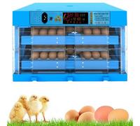 ZephyrGlow Incubateur Oeuf Automatique avec Contrôle de la Température et Humidification Automatique - Couveuse Oeuf Automatique pour Une Variété d'Espèces,128Egg