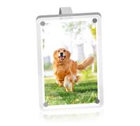 ZephyrHome Cadre photo magnétique en acrylique transparent pour pare-soleil voiture Clip photo personnalisé aimanté Porte-photo voiture intérieur, pour visière, cadre photo recto verso aimanté 9x6 cm