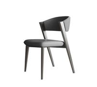 Zephyria Chaises de Salle à Manger, Chaise de Salle à Manger en Cuir synthétique Style Milieu du siècle avec Pieds en métal for Cuisine,Sièges de Cuisine Confortables pour Les Repas de(Dark Grey)