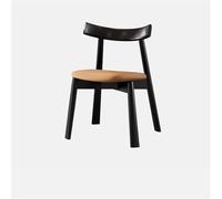 Zephyria Chaises de Salle à Manger, Chaise de Salle à Manger Minimaliste en Bois Massif avec Dossier de Style rétro,Sièges de Cuisine Confortables pour Les Repas de(Orange)