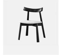 Zephyria Chaises de Salle à Manger, Chaise de Salle à Manger Minimaliste en Bois Massif avec Dossier de Style rétro,Sièges de Cuisine Confortables pour Les Repas de(Beige)
