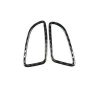 ZEPHYX 2 pièces cadre de sortie de climatisation de tableau de bord en Fiber de carbone décorer la garniture de couverture, for Mercedes-Benz Classe C W205 GLC X253 2015-2018 Couvercle d'aération du t