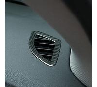 ZEPHYX Décoration de sortie d'air en Fiber de carbone couleur tableau de bord évents de climatisation garniture de couverture 2 pièces for BMW X1 F48 2016-2018 X2 F39 2018 Couvercle d'aération du tabl