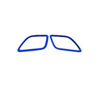 ZEPHYX Garniture de ventilation de tableau de bord de climatisation en acier, for Hyundai Accent, for Solaris 2018 2019 Couvercle d'aération du tableau de bord (Size : Blue)