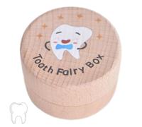 ZEPIQOR 1 pcs Boite a Dents de Lait, Boite a Dents de Lait Garcon avec Motif de Dents de Lait pour garçons et filles, Boite à Dents de Lait pour Stockage des dents, Cadeau pour les nouveaux parents