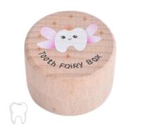 ZEPIQOR 1 pcs Boite a Dents de Lait, Boite a Dents de Lait Garcon avec Motif de Dents de Lait pour garçons et filles, Boite à Dents de Lait pour Stockage des dents, Cadeau pour les nouveaux parents