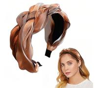 ZEPIQOR Bandeau large vintage pour femme -4 cm - Turban torsadé élastique, Serre-tête nœuds pour cheveux - Accessoires quotidiens