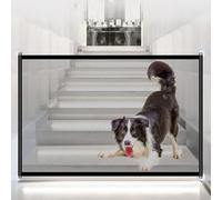 ZEPIQOR Barrière de Sécurité pour Bébés et Chiens, 180 * 72CM, Barrière Sécurité Enfant et Chien, Barrière D’Escalier et de Portes, Nylon Durable