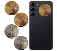 ZEPIQOR Patch Anti Ondes Portables 4 Pièces anti ondes portables Autocollants Pour Téléphones Portables Auto-adhésif Protection Efficace Contre Les Ondes Wi-FI et 5G pour Téléphones Tablettes et PC