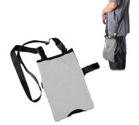 ZEPIQOR Sac pour poche sonde urinaire, Sac pour poche urinaire, Support de sac de drainage urinaire, Sac de drainage urinaire, Poche urine pour la maison, l'extérieur, fauteuil roulant gris