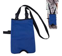 ZEPIQOR Sac pour poche sonde urinaire, Sac pour poche urinaire, Support de sac de drainage urinaire, Sac de drainage urinaire, Poche urine pour la maison, l'extérieur, fauteuil roulant Bleu