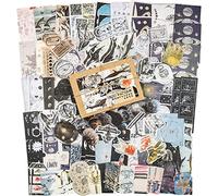 Zepitniy 200 Pièces Autocollants Scrapbooking 120 Scrapbook Papier 80 Washi Autocollants Rétro Sticker Planètes Autocollants Bullet Journal Stickers Vintage pour Diary Déco Craft DIY