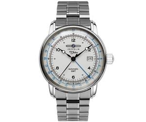 Zeppelin 100 Year Automatic GMT 8666MB1 - Homme - 42 mm - Analogique - Automatique - Verre minéral