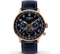 Zeppelin 7038-3, Quartz, 40mm, 3ATM Bleu G