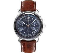 Zeppelin 7614-3, Quartz, 43mm, 5ATM Marron G