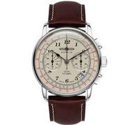Zeppelin 7614-5, Quartz, 43mm, 5ATM Marron G
