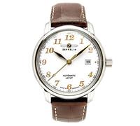 Zeppelin - 7656-1 - Montre Homme - Automatique - Analogique - Bracelet cuir Marron