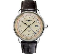 Zeppelin 7668-5 Los Angeles LZ126 Automatique GMT Mens Watch 43mm 5ATM