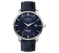 Montre Automatique Zeppelin Atlantic, Bleu, 40 mm, Jour, 8460-3