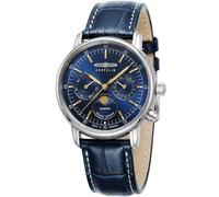 Zeppelin 86353 Méditerranée phase de lune 36mm 5ATM Quartz Femme Bleu Argenté