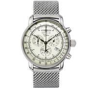 Zeppelin 8680M-3 Alarm Chronographe 100 ans Montre Homme 43mm 5ATM