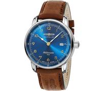 Zeppelin 96403 Montre-Bracelet Méditerranée 40mm 5ATM Quartz Homme Bleu Argenté